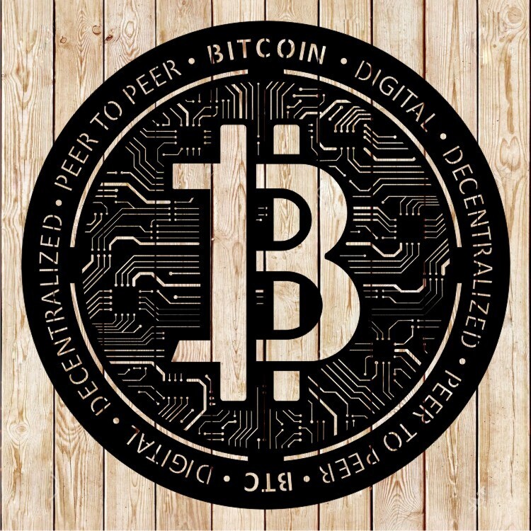 BITCOIN Logo cutting file