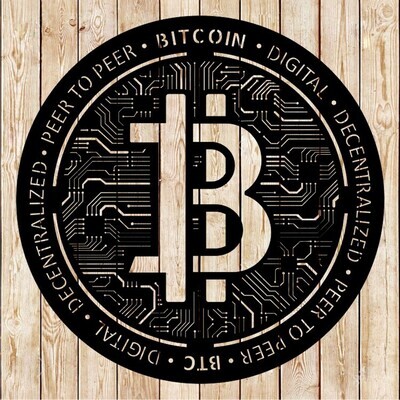 BITCOIN Logo cutting file