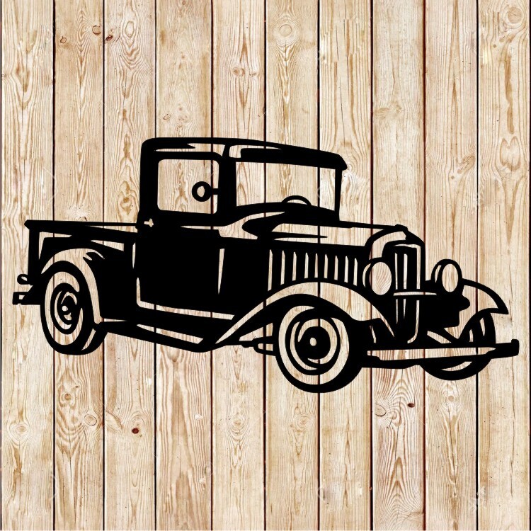 Ford pickup 1932. Truck  Vector Cutting File