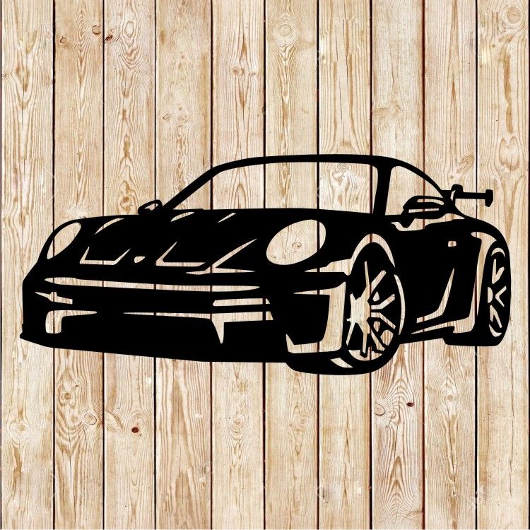 Porsche GT3 2021 Vector Cutting File