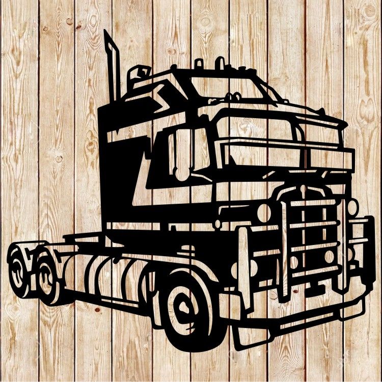 Kenworth Truck Vector Cutting File