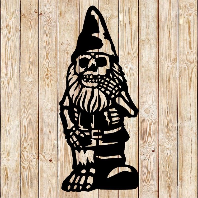 Zombie Gnome yard decoration Vector Cutting File
