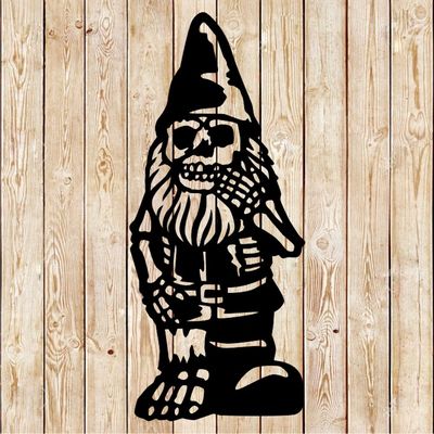 Zombie Gnome yard decoration Vector Cutting File