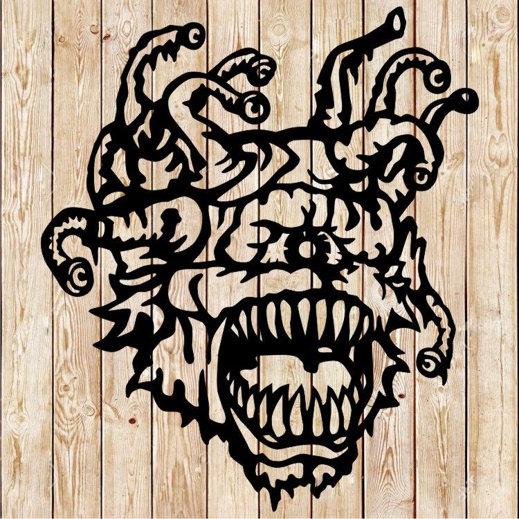 Dungeon Beholder  Vector Cutting File