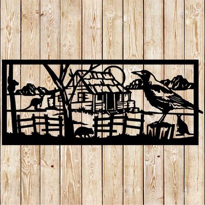 Australian Wild Landscape - Magpie Cutting File