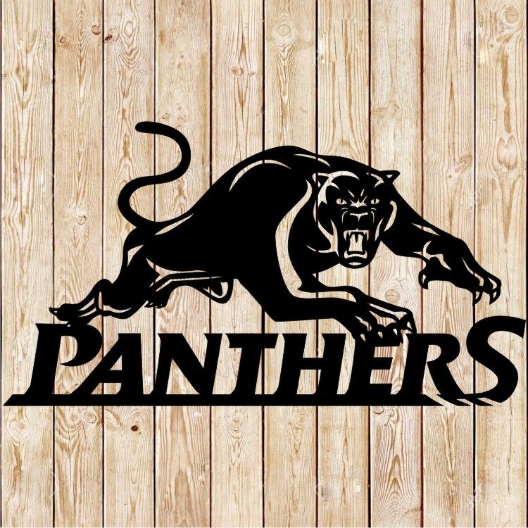 NRL Penrith Panthers logo cutting file