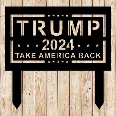 Trump 2024 sign cutting file