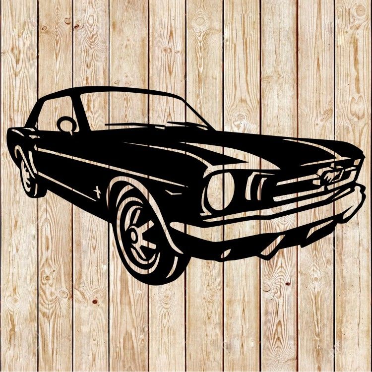 Mustang 1964  Vector Cutting File