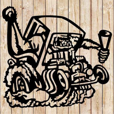 Hot Rod &quot;Born Bad&quot; Fink Monster - Chevelle Cutting File