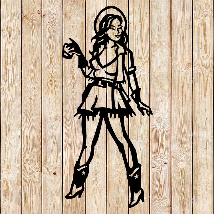 Whiskey - Whisky Cowgirl . Cutting file