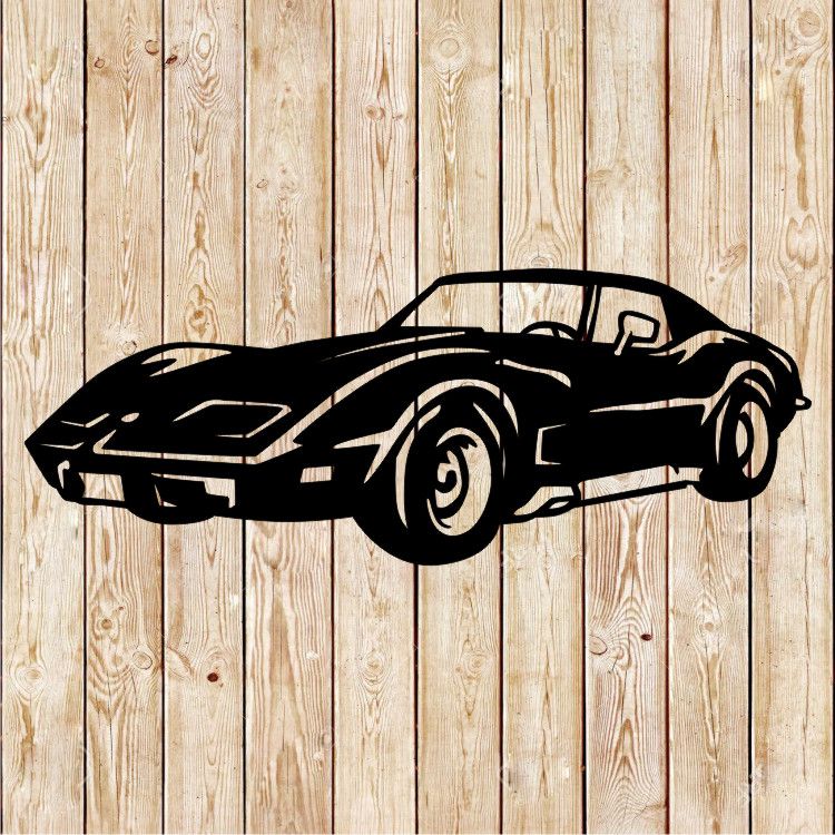 Chevrolet Corvette Stingray. Cutting File