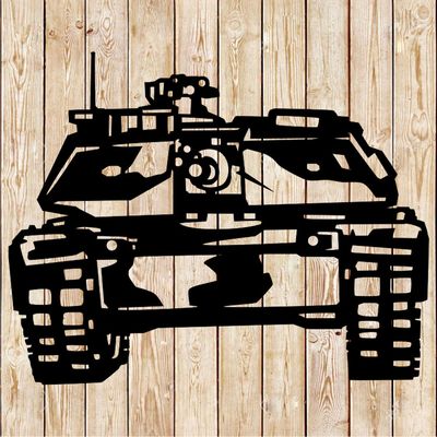 M1 Abrams Tank Vector Cutting File