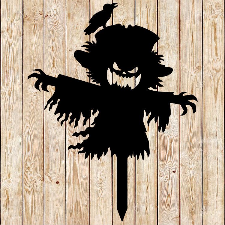Halloween&#39;s Scarecrow Yard decoration cutting file