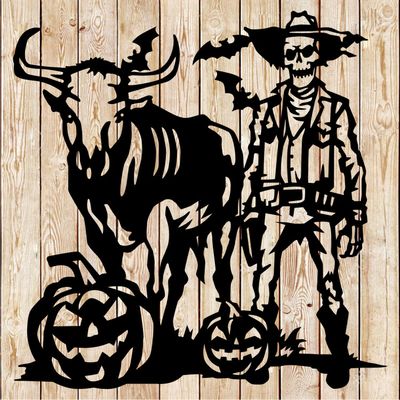 Creepy Undead Cowboy cutting file
