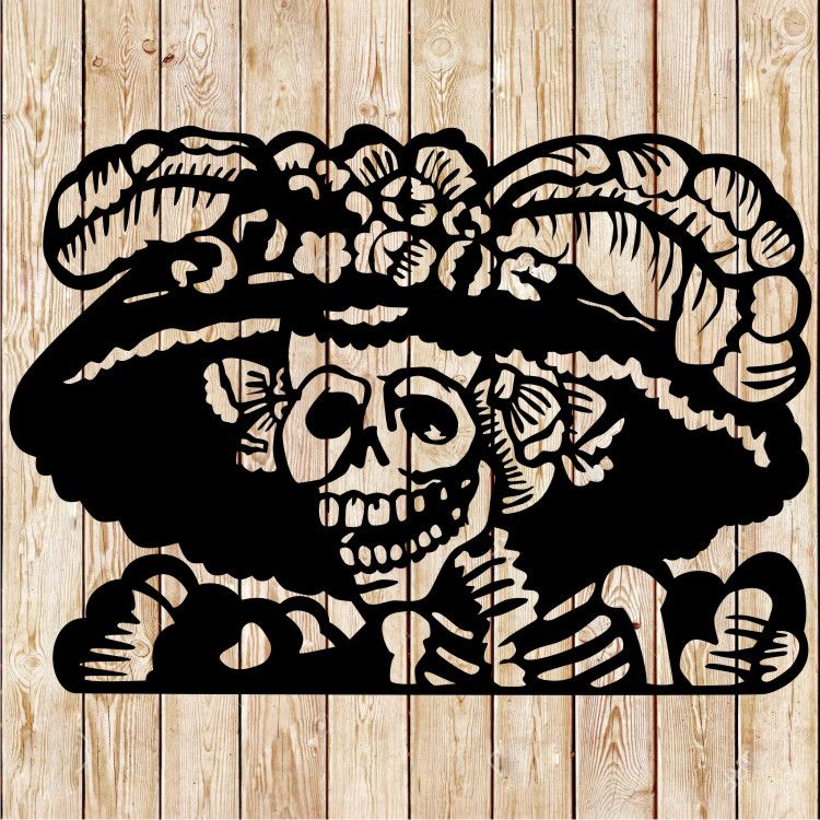 La Catrina cutting file