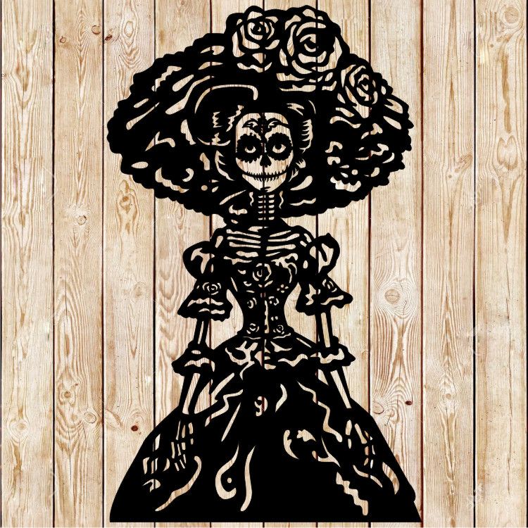La Catrina Dress cutting file