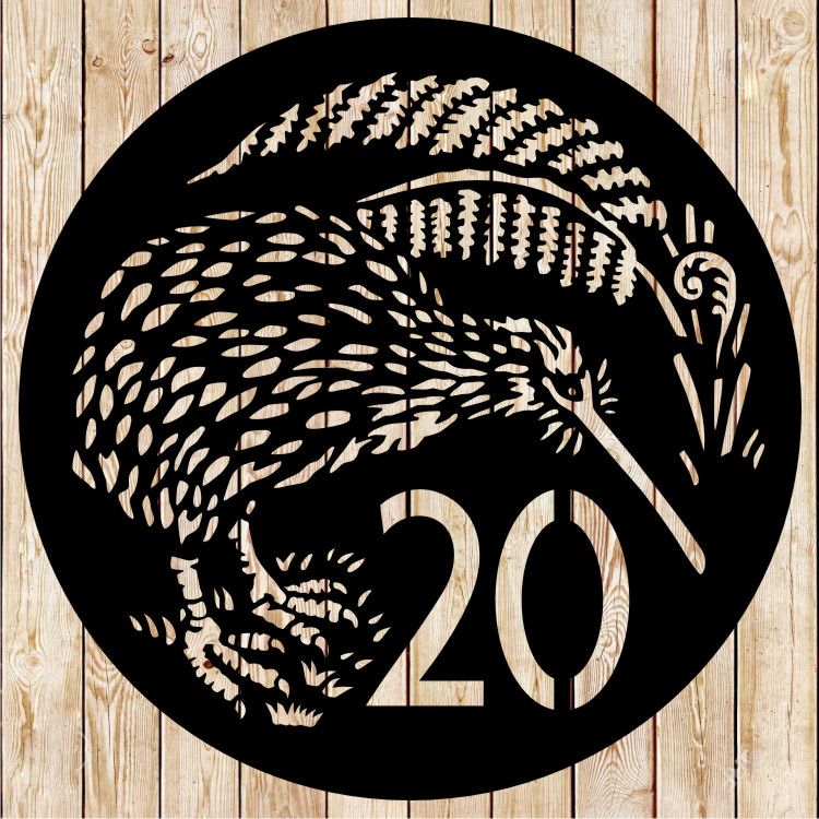 20 Cents - Coin of the New Zealand dollar cutting file
