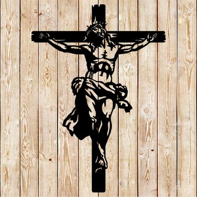Crucifixion of Jesus - Jesus on the cross  cutting file