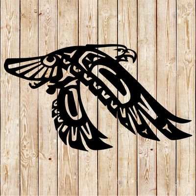 Native American Bald Eagle Tribal Cutting File