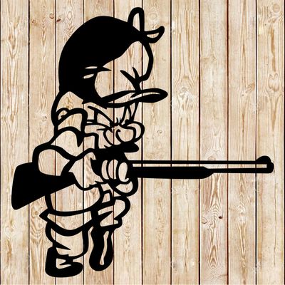 Elmer Fudd Sneaking cutting file
