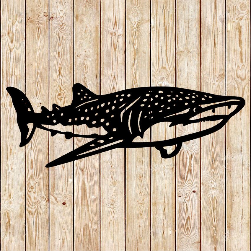 Whale Shark Fish Vector Cutting File