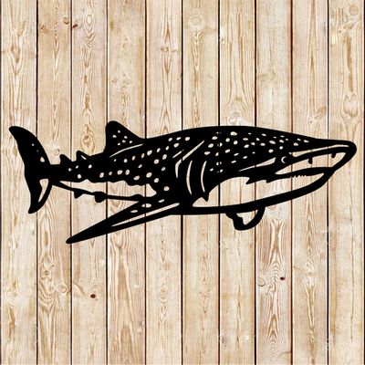 Whale Shark Fish Vector Cutting File