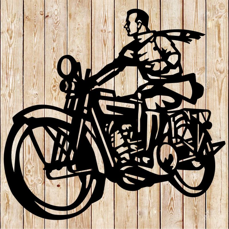 Harley Davidson Motorcycle - Bike Vintage Vector Cutting File