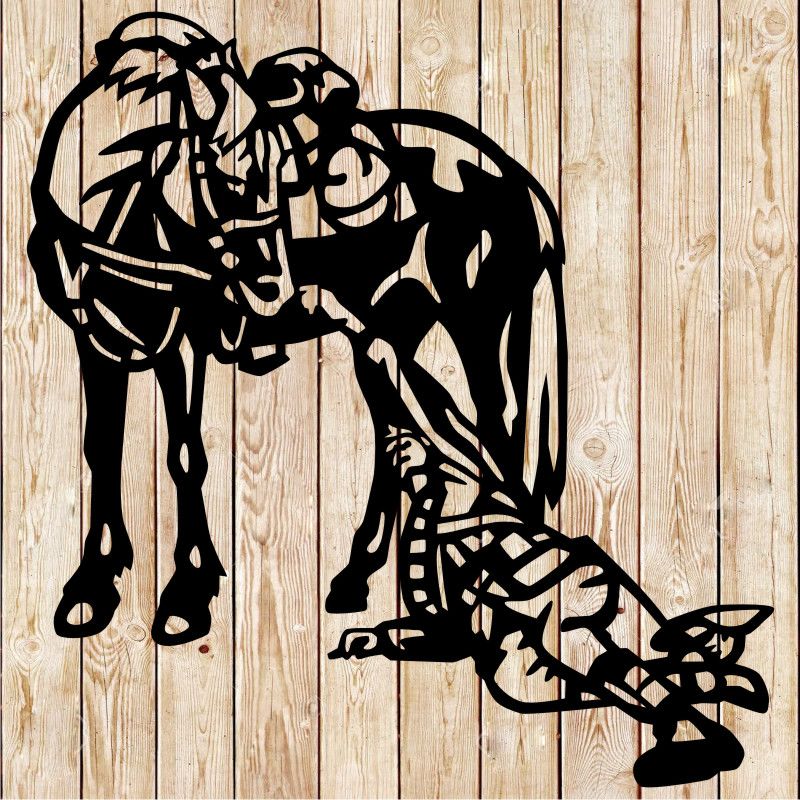 ANZAC  Soldier and Horse Cutting File
