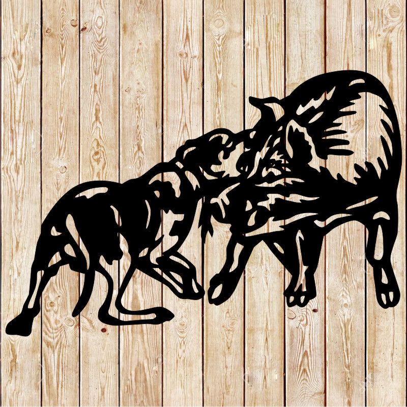 Dog Hunting Hog cutting file