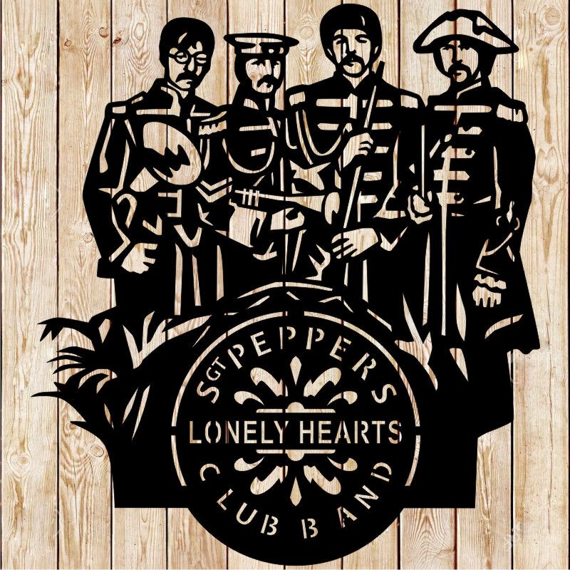 Beatles -  Sgt. Pepper&#39;s Lonely Hearts Club Band Cutting File