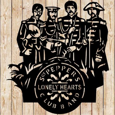 Beatles -  Sgt. Pepper&#39;s Lonely Hearts Club Band Cutting File