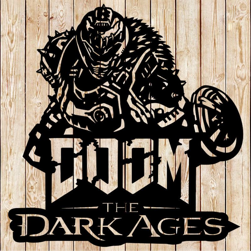 Doom Dark Ages Videogame Cutting File