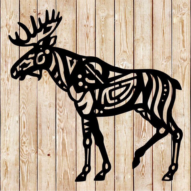 Native American - Pacific Northwest -Moose Tribal Cutting File
