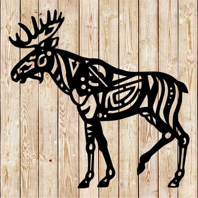 Native American - Pacific Northwest -Moose Tribal Cutting File