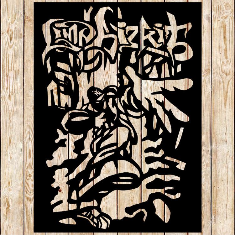 Limp Bizkit Street Art Vector Cutting File