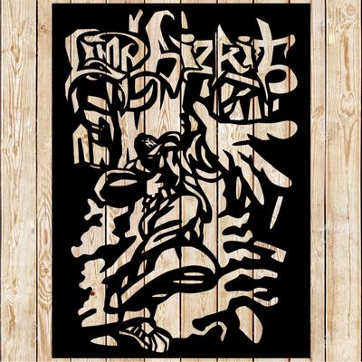 Limp Bizkit Street Art Vector Cutting File
