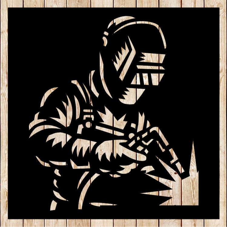 Welder Stencil Sign cutting file