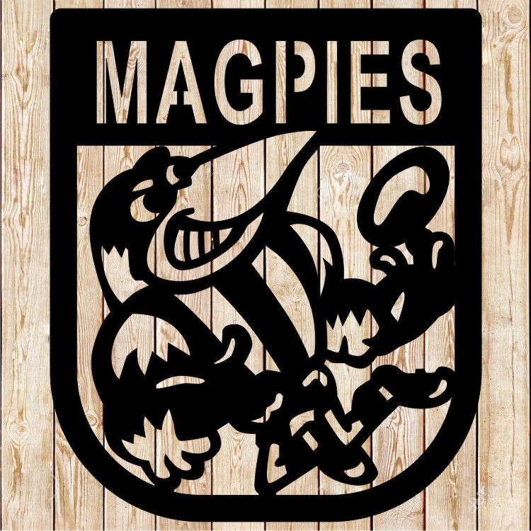 AFL Magpies Mascot- AFL cutting file