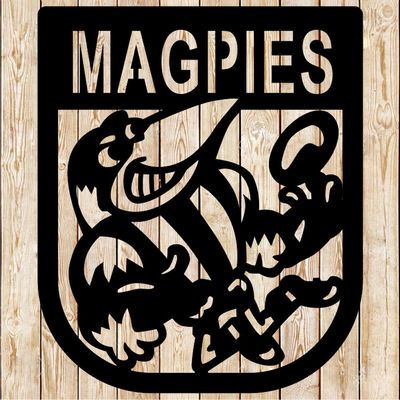 AFL Magpies Mascot- AFL cutting file