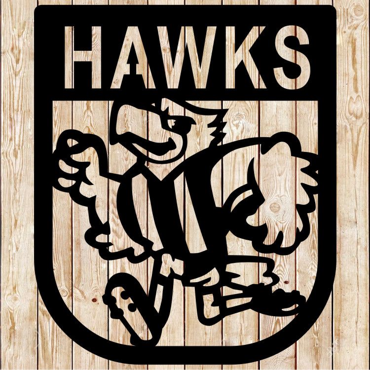 AFL HAWKS Mascot- AFL cutting file
