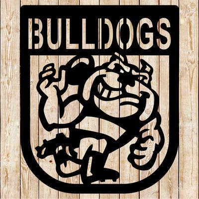 AFL Bulldogs Mascot- AFL cutting file