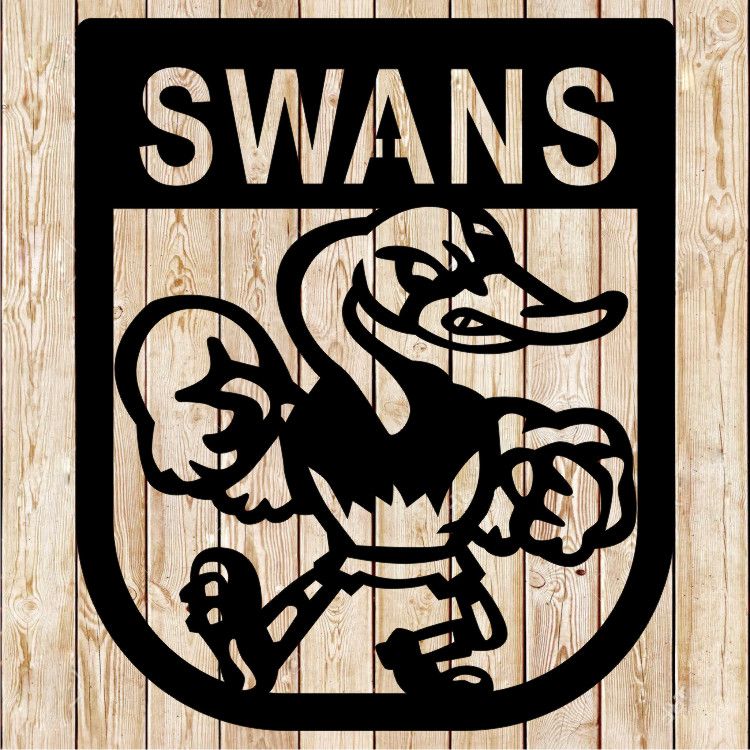 AFL Swans Mascot - AFL cutting file