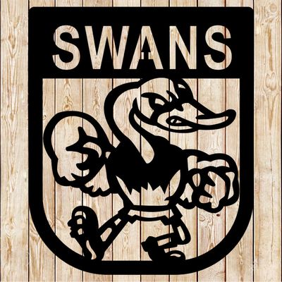AFL Swans Mascot - AFL cutting file