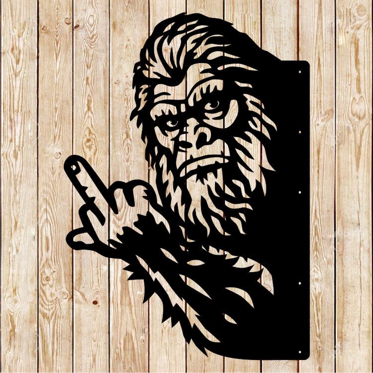Bigfoot doing finger - Fu&amp;%k You Cutting File