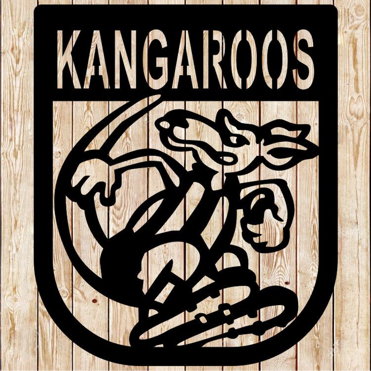 AFL Kagaroos Mascot - AFL cutting file