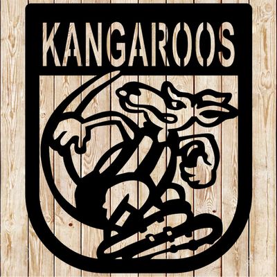 AFL Kagaroos Mascot - AFL cutting file