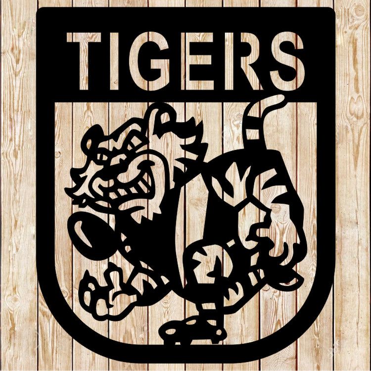 AFL Tigers  Mascot - AFL cutting file