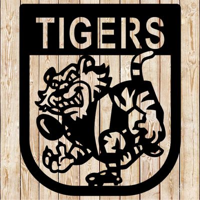 AFL Tigers  Mascot - AFL cutting file