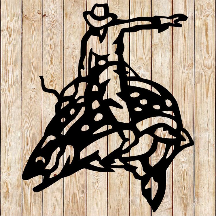 Trout - Fish - Rodeo - Cowboy Cutting File