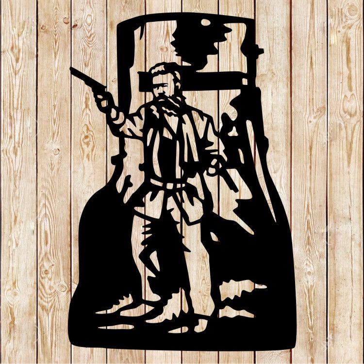 Ned Kelly Shooting Art Cutting File